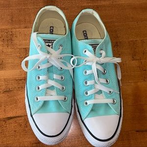 Aqua Converse All Stars Sneakers